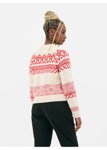 Светло-бежевый джемпер зима,светло-бежевый в узоры, Primark