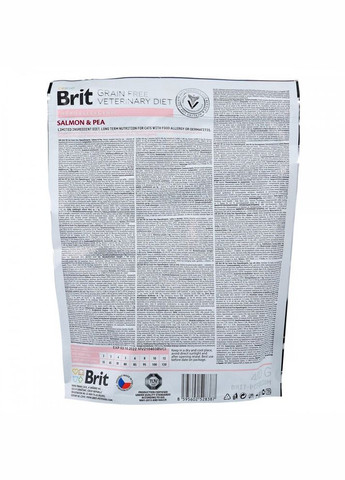 Корм сухой GF VetDiet Cat Gastrointestinal для кошек при нарушении пищеварения с селедкой лососем 2 кг😸 Brit (342374097)