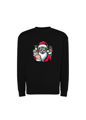 Черный новогодний свитшот с принтом "подарки - за кеш!" (10931439373) ТiШОТКА (368566636)