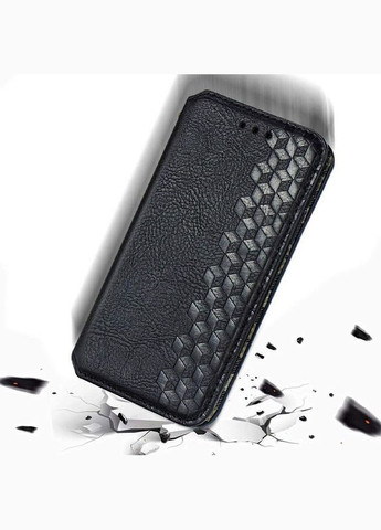 Шкіряний чохол-книжка Cubic для Samsung Galaxy A13 4G Чорний Getman (337516109)