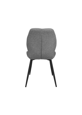 Стул DALE черный металл/серый тк. Intarsio (365461530)