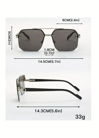 Очки солнцезащитные мужские затемненные, под ретро. No Brand (323222611)