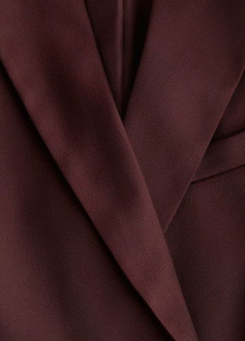 Бордовый женский жакет H&M однотонный - всесезон