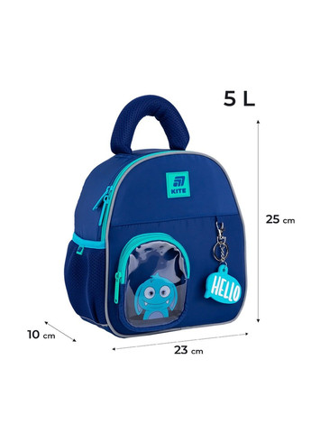 Дитячий рюкзак Kids "Hello Monster" K25-2737XXS-3 Kite (362517512)