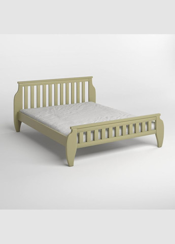 Двоспальне дерев'яне ліжко Прага (RAL1020) 180х190 см (MBG-7195) Mebigrand (368278413)