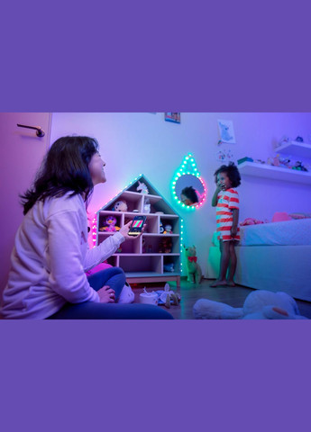 Гірлянда Smart LED Candies Heart RGB 100 IP20 6м USB-C кабель прозрачний Twinkly (315503999)