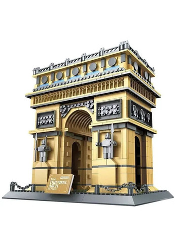 Дитячий конструктор Архітектура Тріумфальна арка Парижа 1391 деталь (5223) Wange (365876346)
