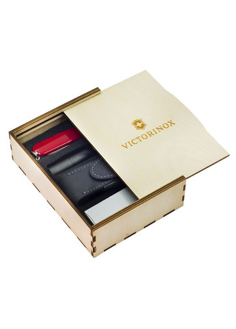 Комплект Ніж Deluxe Tinker Red 1.4723 + Чохол з ліхтариком Police Victorinox (317303614)