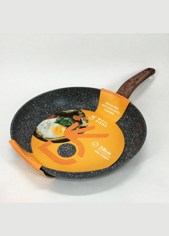 Сковорода з антипригарним покриттям для газової плити WD-1038N 28 см, Сковорідка VD-191 для кухаря Well Done (365813135)