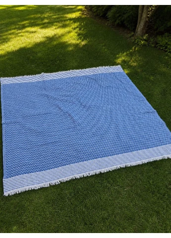 Пляжне покривало Breeze Blue пляжний килимок підстилка на море пляж 170*200 см No Brand (397104603)