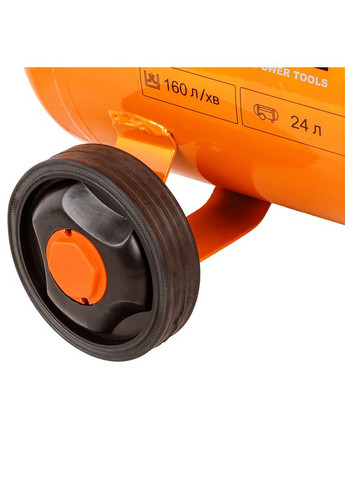 Компрессор воздушный TA-01-610 (1.5 кВт, 24 л, 160 л/мин) масляный, одноцилиндровый (22856) ТехАС (295033928)