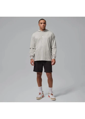Сіра футболка j flt ess ovsz ss crew grey ib7345-050 Air Jordan