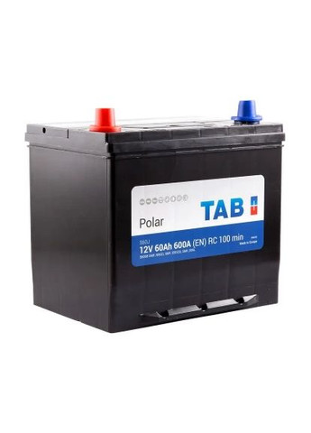 Акумулятор автомобільний 60 Ah/12V Polar (246 162) TAB 60 Ah/12V Polar (370020489)