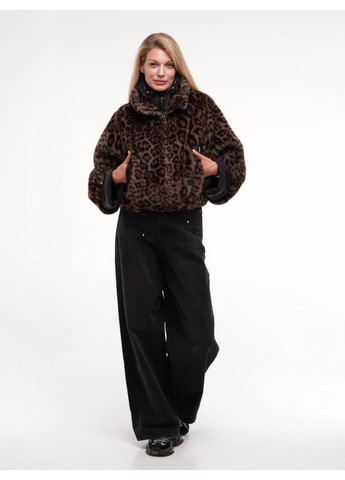 Шубка леопардовая с жилеткой Alberto Bini (370050360)