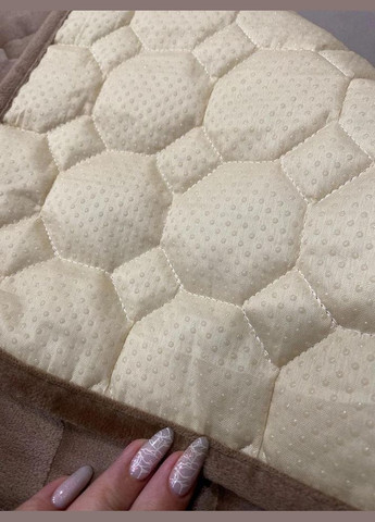 Набір накидок на диван та крісла 90х210 та 2шт 90х160 Коричневий (П4К-am-divandek-006) No Brand (323161131)