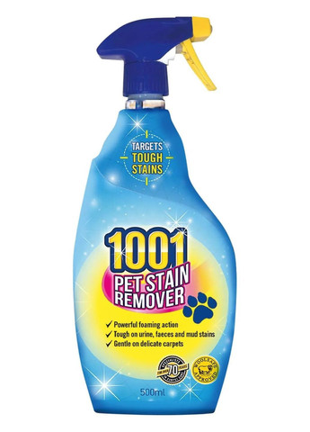Спрей для чистки ковров и обивки после животных Pet Stain Remover 500мл 1001 (279360640)