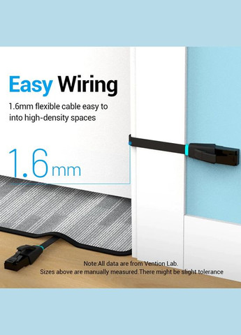 Патч-корд 3м CAT6 RJ45 Ethernet 1000мбит/c (IBJBI) Vention (300523964)