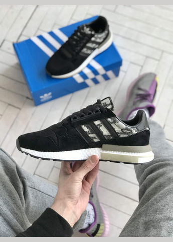 Кросівки жіночі і чоловічі Adidas ZX 500 black | Адідас ZX 500 чорні No Brand чорні демісезони (307397771)