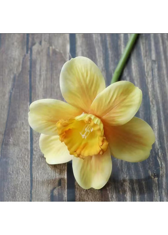 Искусственная ветка Нарцисс 40 см, декоративная премиум ветка для декора 1 шт ( ) China (366874882)