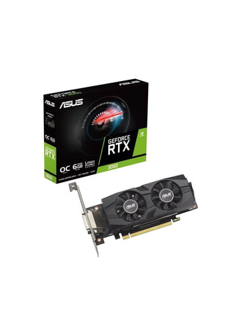 Відеокарта GeForce RTX3050 6Gb OC LP BRK (RTX3050-O6G-LP-BRK) Asus (301088919)