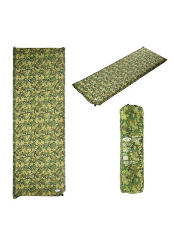 Самонадувний Матрац Килим Camp NC4050 185 x 65 x 5см Камуфляж 15-05-050 Nils (348116989)