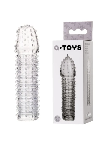 Стимулирующая насадка презерватив A-Toys ToyFa (302804159)