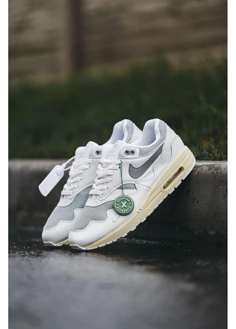 КРОСІВКИ ЖІНОЧІ NIKE AIR MAX 1 PATTA WHITE НАЙК АІР МАКС БІЛІ No Brand білі демісезони (391019296)