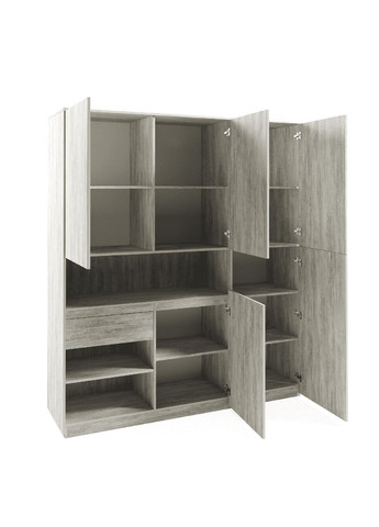 Шафа розпашна для речей і книг RS-2 від Білий MORELI (335423722)