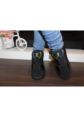 Кросівки дутики зимові жіночі чорні No Brand Кросівки жіночі зимові чорні зими (364870920)