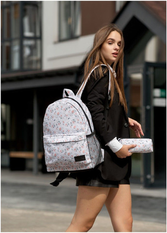 Рюкзак жіночий Brix з квітковим принтом Sambag (318360168)