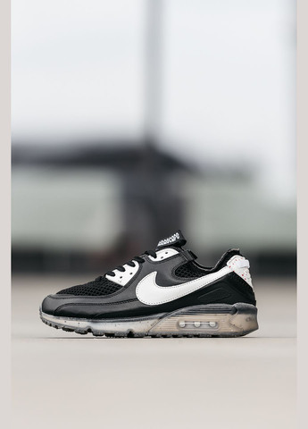 Черно-белые демисезонные кроссовки мужские Nike Air Max 90 Terrascape