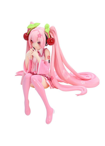 Фігурка аніме персонажа рожева 14 см, колекційна статуетка Хацуне Міку для дівчаток No Brand (361669532)