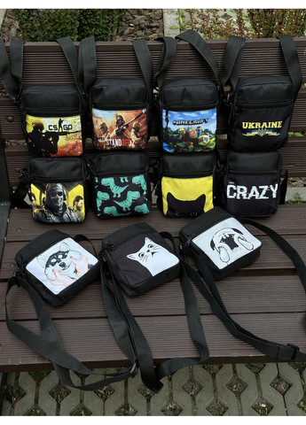 Сумка через плече молодіжна для дітей і підлітків з динозаврами No Brand (350613660)