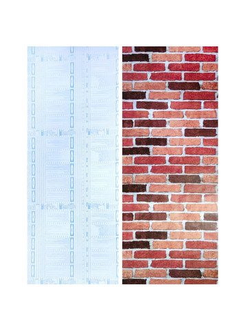 Самоклеящаяся пленка бордовый кирпич 0,45х10м SW-00001271 Sticker Wall (316187201)