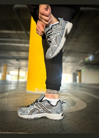 Сірі всесезон кросівки чоловічі asics gel-kahana tr v2 gray | асікс гель-кахана tr8 v2 сірі No Brand