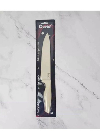 Ніж кухарської Біла перлина GT-4004-1 20.3 см білий Gusto (322123908)