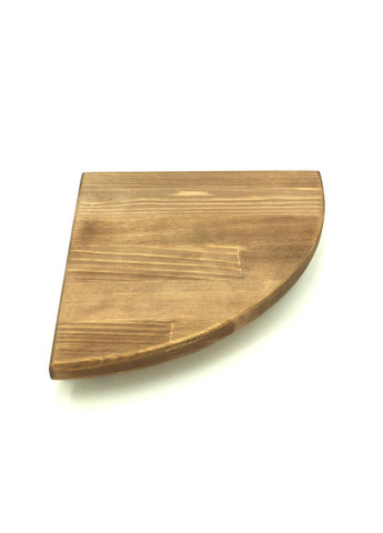 Угловая настенная полка из дерева Кабарет 18 сиена (УНП-180905) No Brand (328081952)