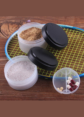 Шейкер спортивний MET-Rx 450 мл + 2 відсіки No Brand MET-Rx 450 мл (338197712)