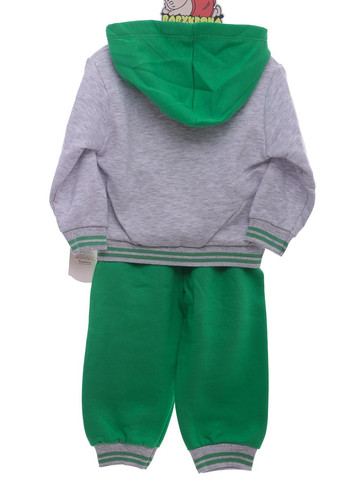 Костюм на флісі для хлопчика тринитка Bowling зелений 80 см (37592) BABYKROHA (297199374)
