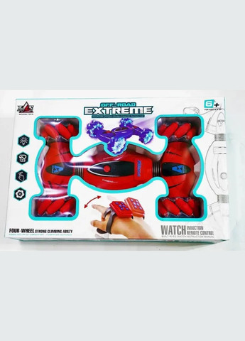 Машинка на радіокеруванні RQ2093 трансформер перекрут трюковий дрифт з керуванням від руки 31см Червона Extreme (315930911)
