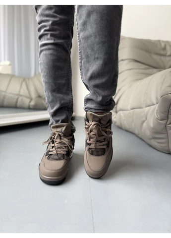 КРОСІВКИ ЖІНОЧІ NIKE 4 RETRO CAVE STONE НАЙК АІР РЕТРО No Brand комбіновані демісезони (391018401)