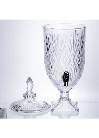 Лимонадниця Classic Crystal 5л із краном HP-19-297 глек диспенсер для напоїв прозорий Yiwu (382800478)