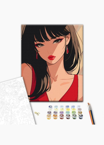 Картина по номерам Загадочная красавица 40 х 50 BS54074 Brushme (348359730)