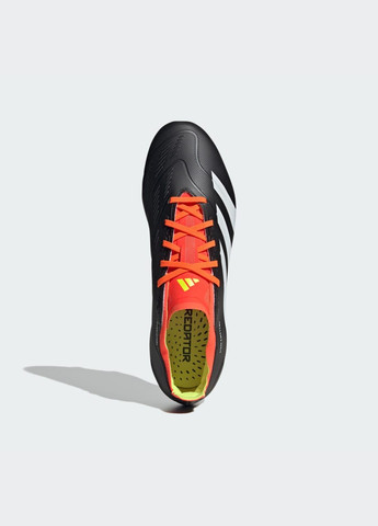 Черные летние футбольные бутсы predator 24 league low firm ground adidas