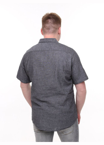 Сорочка чоловіча лляна графітова літня Bagarda Пряма (294560424)