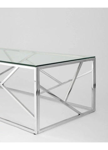 Журнальный стол Escada A 120х60 Прозрачный / Серябряный ESCADAA Signal (372178189)