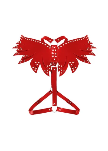 Жіноча портупея Wings червона XS-M, екошкіра Art of Sex (331149253)