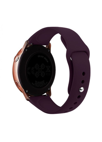 Ремінець Silicone 20 mm Watch Active / Galaxy S4 42 mm / Gear S2 / Xiaomi Amazfit Purple Smart Watch (297455369)