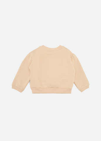 Tuffy свитшот для девочки цвет бежевый цб-00258373 бежевый футер