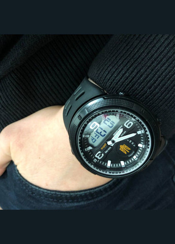 Годинник наручний чоловічий 5561/1655BKWT, спортивний, Чоловічий армійський водостійкий тактичний годинник Skmei (364665196)